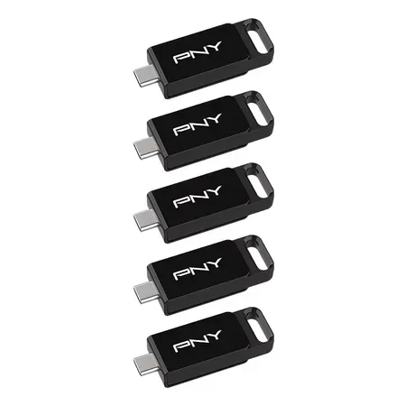 PNY Elite USB-minne 64 GB USB Type-C 3.2 Gen 1 svart