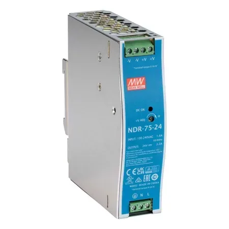 Ernitec DIN-skensnätaggregat 24 V, 75 W