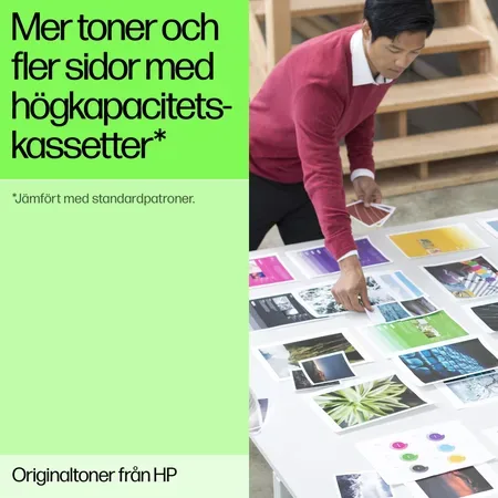 HP 654X - Lång livslängd - svart - original - LaserJet