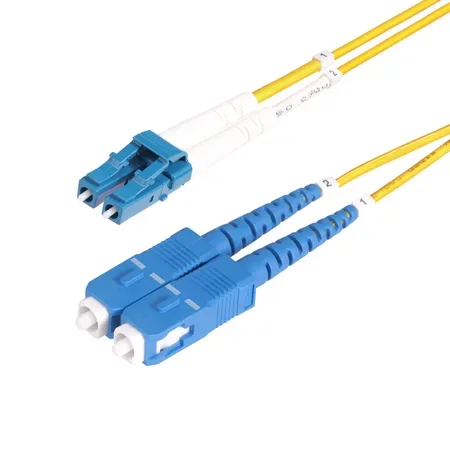 StarTech.com SMLCSC-OS2-7M 7 m fiberkabel LC till SC (UPC), OS2 singelmod, duplex