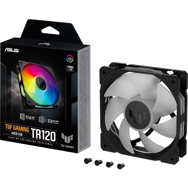 ASUS TUF Gaming TR120 ARGB fläkt 120 mm