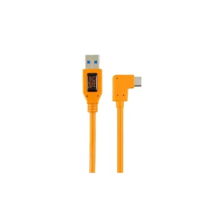 Tether Tools CUCRT02-ORG USB-kabel USB-A till USB-C, 0,5 m, orange