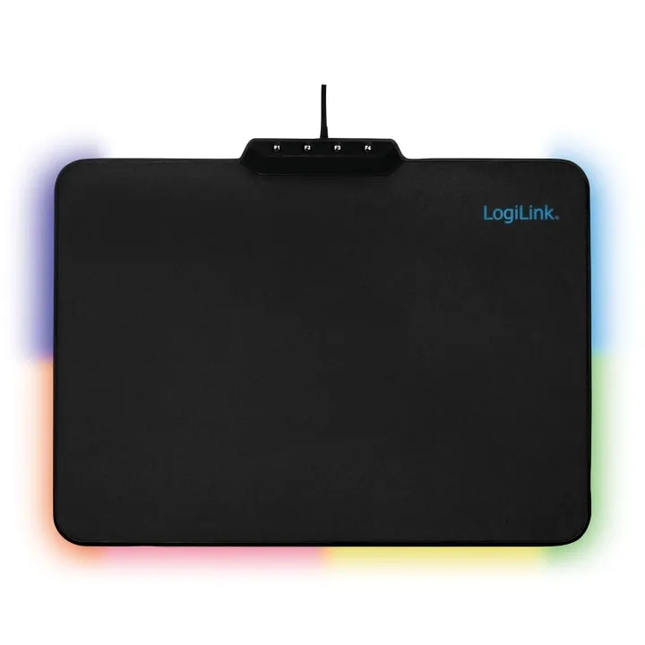 LogiLink Gamingmusmatta RGB 360x270mm Svart