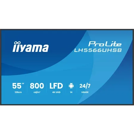 iiyama LH5566UHSB-B1AG Storformatsskärm