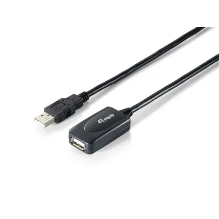 Equip 133336 USB-kabel, USB 2.0, 5 m, USB A, svart