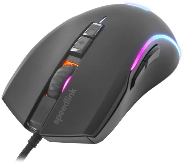 Speedlink ZAVOS spelmus, gummi-svart