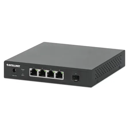 Intellinet 5-portars switch, 4 x 2,5G Ethernet, 10G SFP+