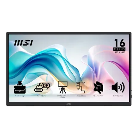 MSI PRO MP165DE E6 bärbar skärm 15,6 tum