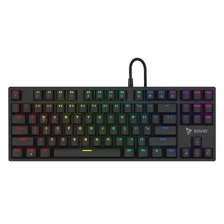 Savio Tempest X2 tangentbord, 80 %, röda switchar