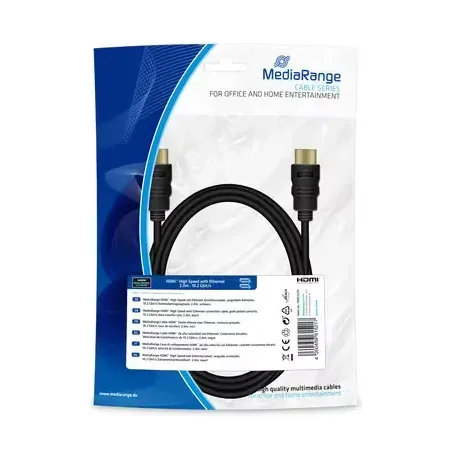 MediaRange MRCS210 HDMI-kabel, 2 m, svart