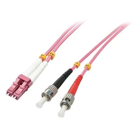 Lindy 46350 InfiniBand- och fiberoptisk kabel 1 m LC ST rosa