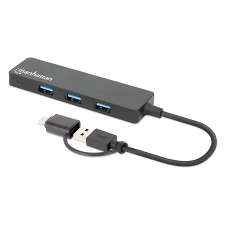 Manhattan MH USB 3.2 Gen 1-hubb med 4 portar
