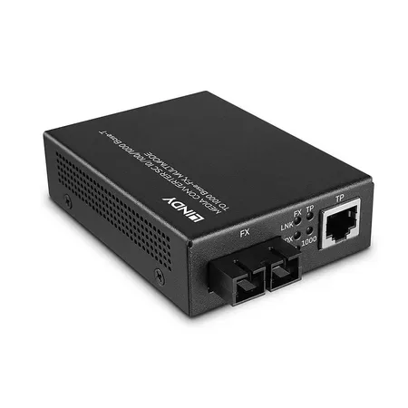 Lindy 25119 mediekonverterare 850 nm multimod svart