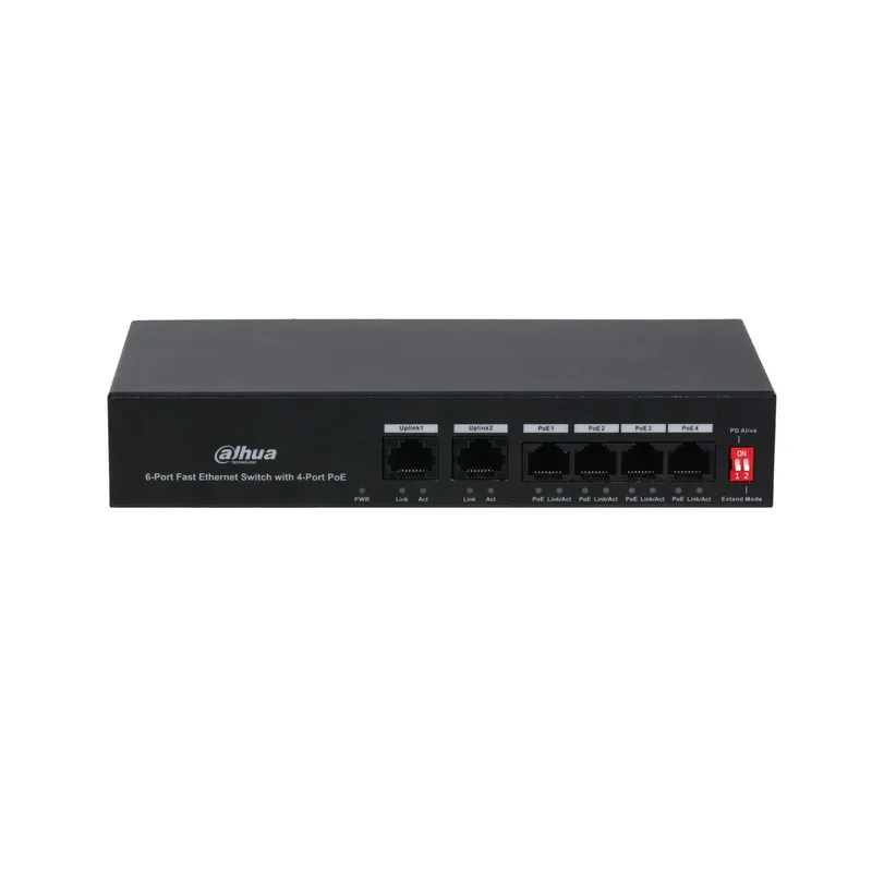 Dahua PFS3006-4ET-36 6-portars snabb Ethernet switch med 4-portars PoE