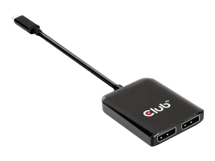 Club 3D USB-C till 2 x DisplayPort-videoadapter