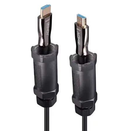 Lindy hybridkabel HDMI med optisk fiber 30 m 8K60 armerad
