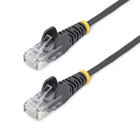 StarTech.com Cat6 nätverkskabel, smal, 10 m, svart