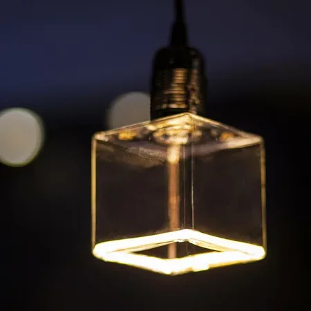 SEGULA LED Floating Cube 86 klar E27 300Lm 2200K