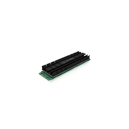 ICY BOX IB-M2HS-701 kylare för M.2 NVMe SSD, svart