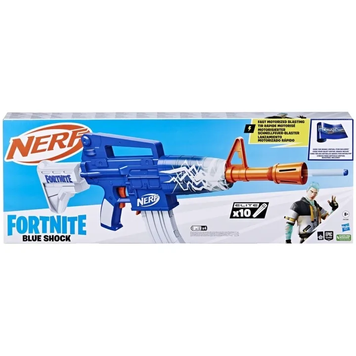 NERF Fortnite blå chock