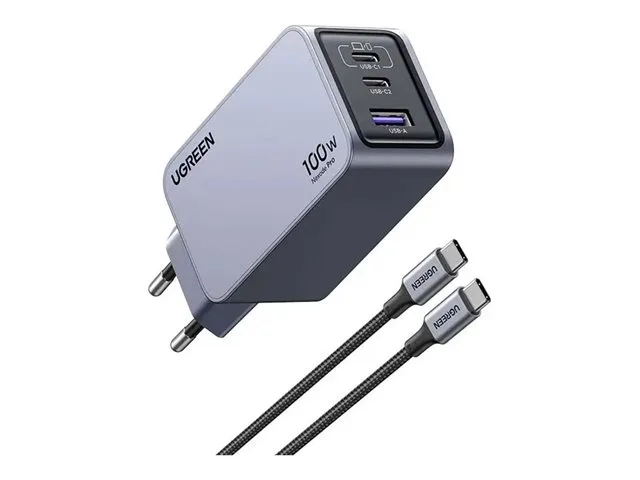 Ugreen Nexode Pro series GaN-laddare med USB-C-kabel