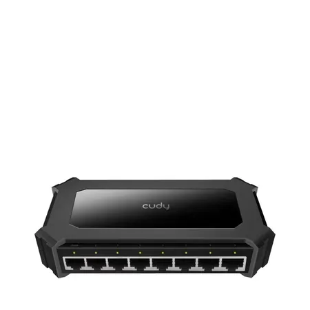 Cudy GS108D nätverksswitch, Gigabit Ethernet, 8 portar, svart