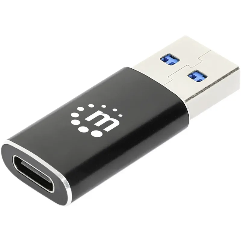 Manhattan USB-A till USB-C-adapter, USB 3.2 Gen 2, 10 Gbps