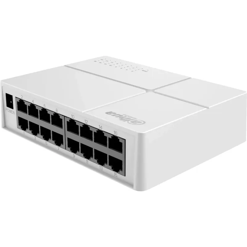 Dahua SF1016L nätverksswitch, 16 portar