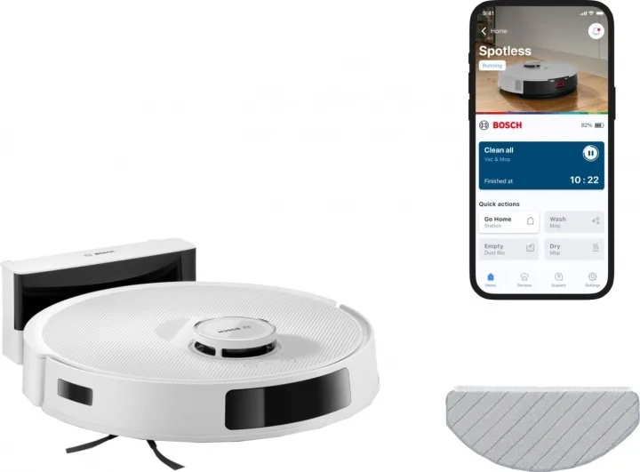 Bosch Spotless Advanced BCRC2W robotdammsugare, vit