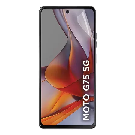 Mobilis 036348 skärm- och baksidesskydd för Motorola Moto G75 antireflex