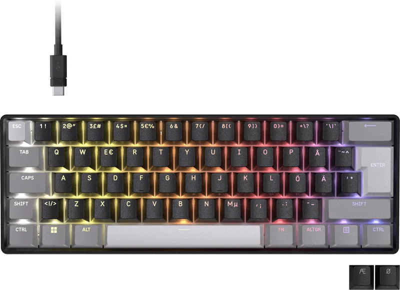 Corsair Clipper Pro Mini 60, svart