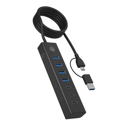 Raidsonic ICY BOX IB-HUB1737-C3 7-Port USB 3.2 Gen 1 Hub