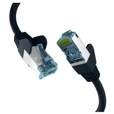 EFB RJ45 patchkabel med Cat7 råkabel svart 20 m