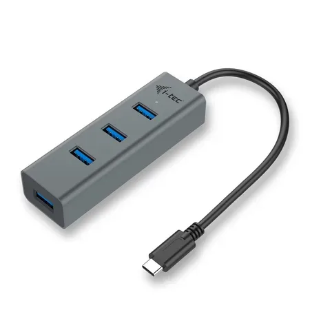 i-Tec C31HUBMETAL403 USB-C 3.1-hubb i metall, 4 portar