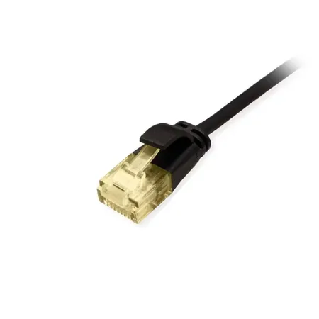 Equip patchkabel Cat6A U/UTP 2xRJ45, 0,15 m, svart, LSZH
