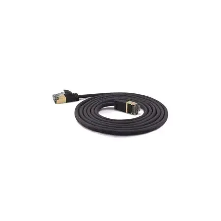 Wantec wW patchkabel Cat6a UTP svart, 20 m, rund 2,8 mm
