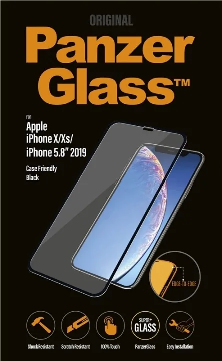 PanzerGlass Case Friendly skärmskydd för iPhone X/XS/11 Pro