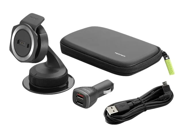 TomTom - Car Mounting Kit & Protective Carry Case Bundle