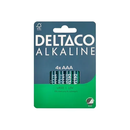 Deltaco LR03-4B husholdningsbatteri