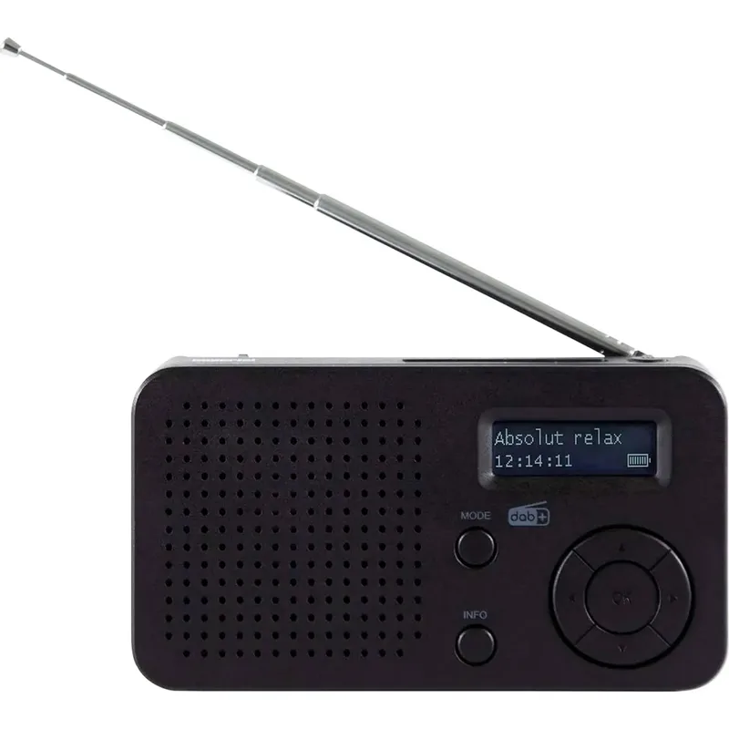 Batteridriven radio Imperial 22-128-00 FM, DAB+, FM uppladdningsbart, Batteri-laddningsfunktion Svart