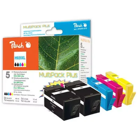 Peach PI300-575 blækpatron 5 stk Højt (XL) udbytte
