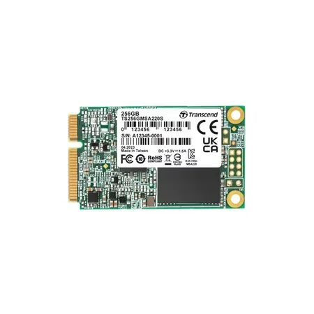 Transcend 220S 256 GB SSD-hårddisk mSATA SATA 6 Gb/s Box TS256GMSA220S