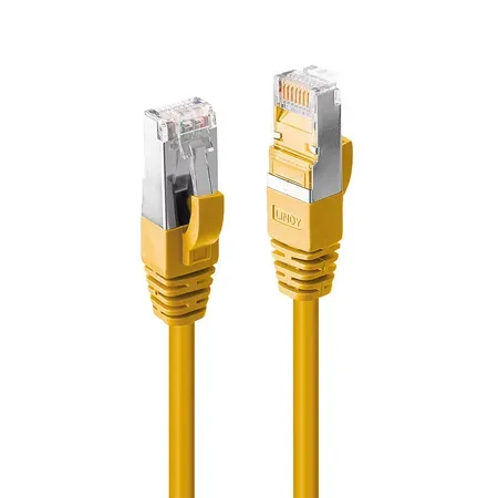 Lindy 45983 nätverkskabel gul 3 m Cat6 S/FTP