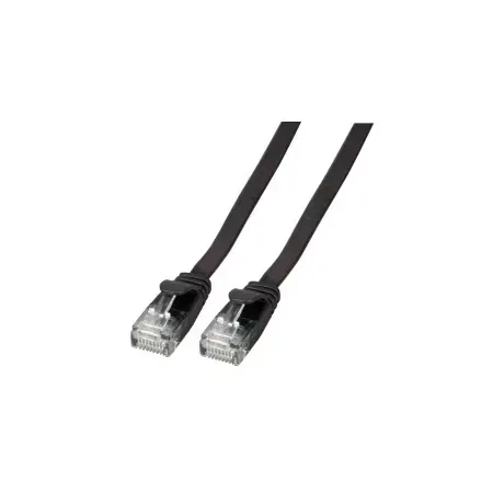EFB Elektronik K8107SW.1 nätverkskabel Cat6a U/UTP 1,5 m svart