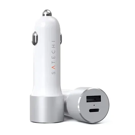 Satechi billaddare 60 W USB-C PD och 12 W USB-A