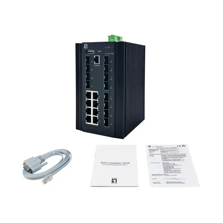 LevelOne Switch 20x GE IGX-2072