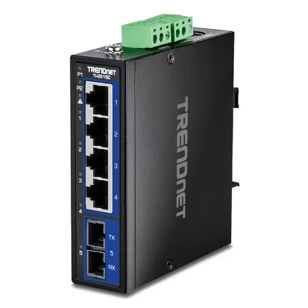 TRENDnet TI-G51SC industriell switch, 5 portar, multimode SC