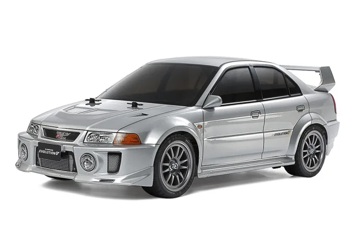Tamiya 1/10 fjärrstyrd Mitsubishi Lancer Evolution V (TT-02)