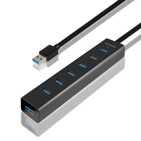 AXAGON HUE-SA7BP USB 3.0-hubb, 7 portar