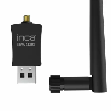 INCA WL-USB-adapter IUWA-313BX, 5 dBi, 2,4 GHz, 300 Mbps